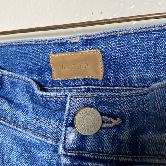 Mother patch pocket maverick high-five cut jeans - Picture 5 of 15